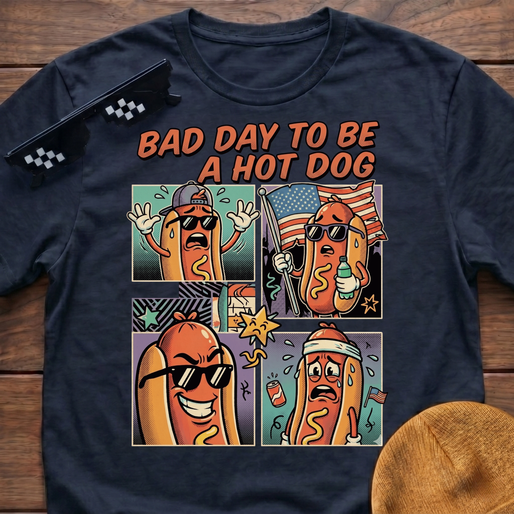 Bad Day To Be A Hot Dog T-Shirt