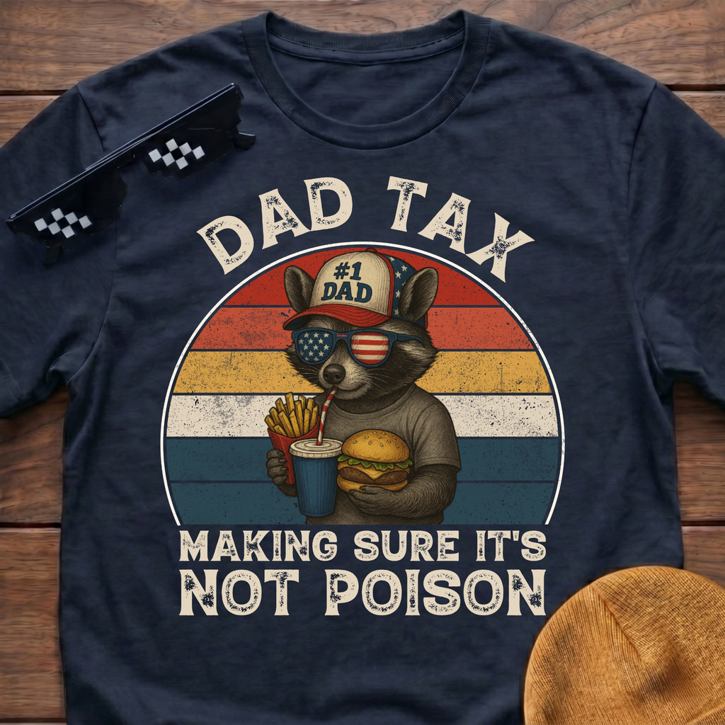 Racoon Dad Tax Making Sure It's Not Poison T-Shirt