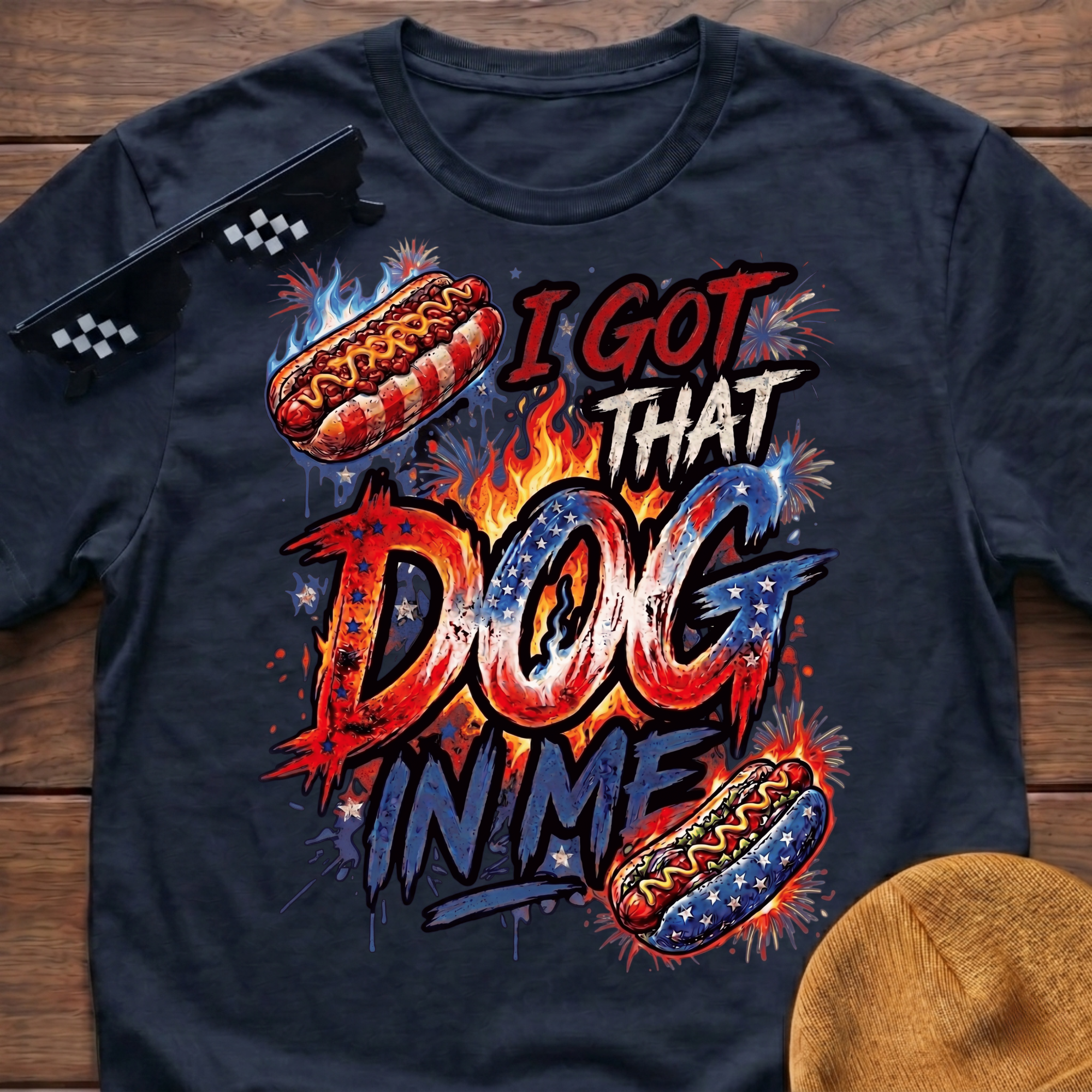 I Got That Dog In Me Funny Hot Dog T-Shirt