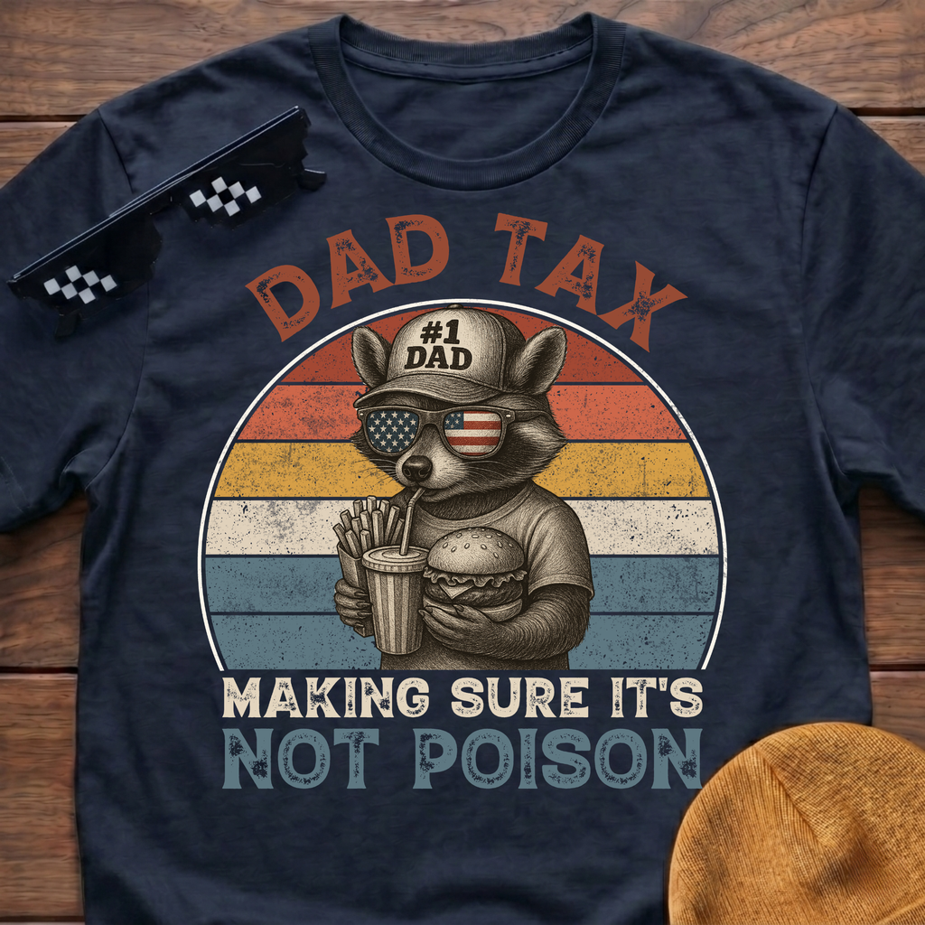 Racoon Dad Tax Making Sure It's Not Poison T-Shirt
