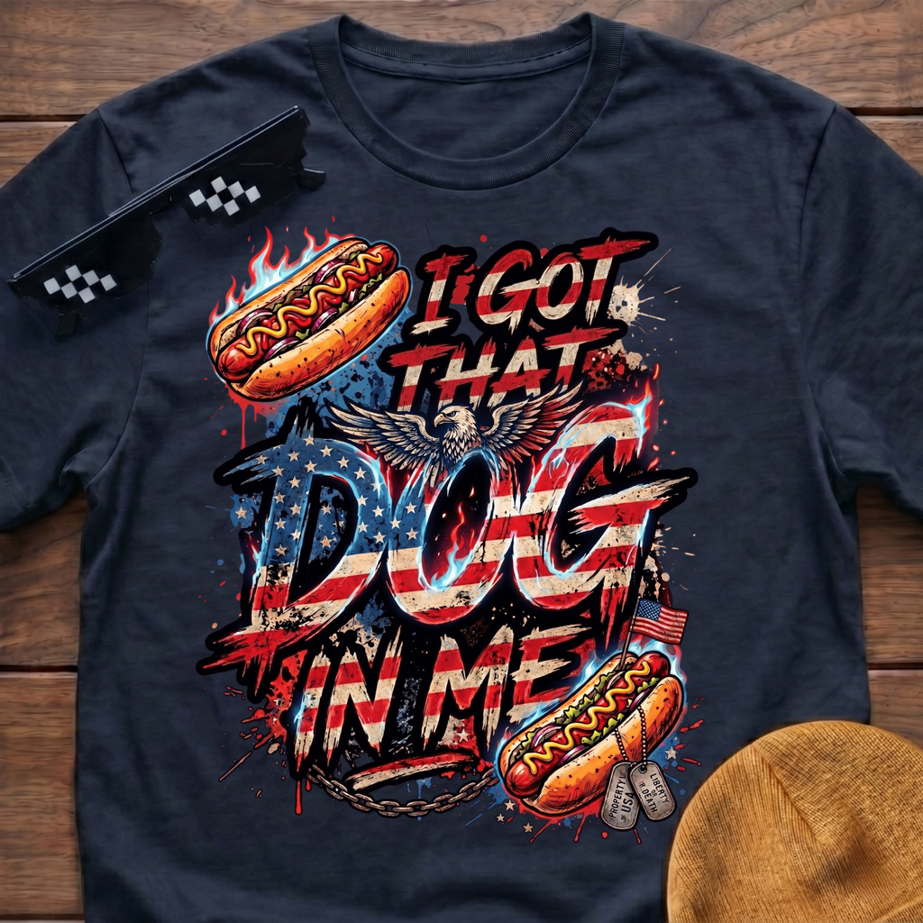 I Got That Dog In Me Funny Hot Dog T-Shirt