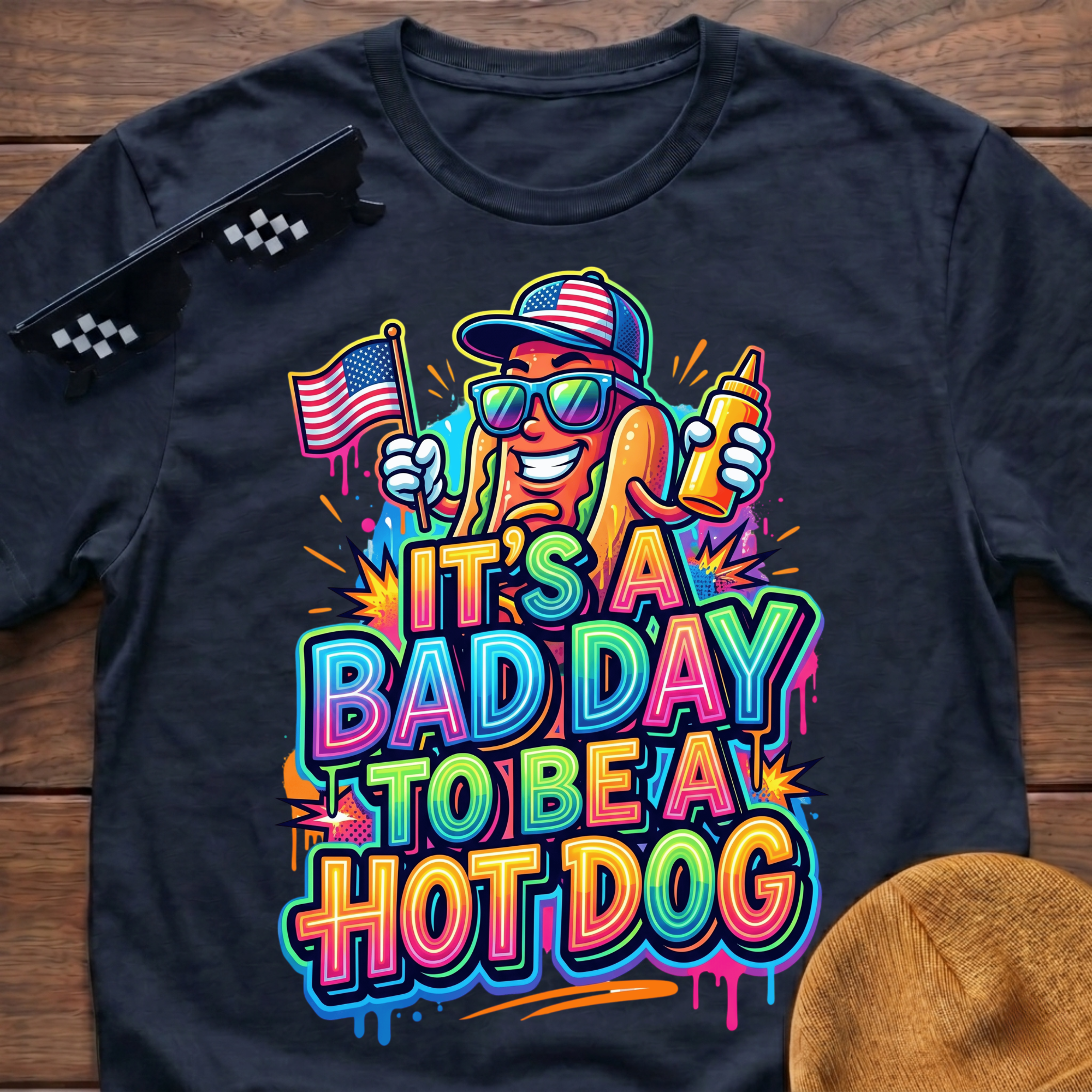 Bad Day To Be A Hot Dog T-Shirt