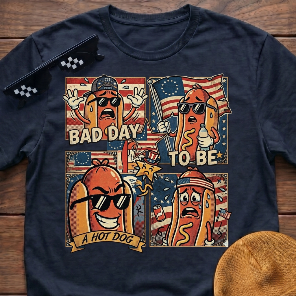 Bad Day To Be A Hot Dog T-Shirt