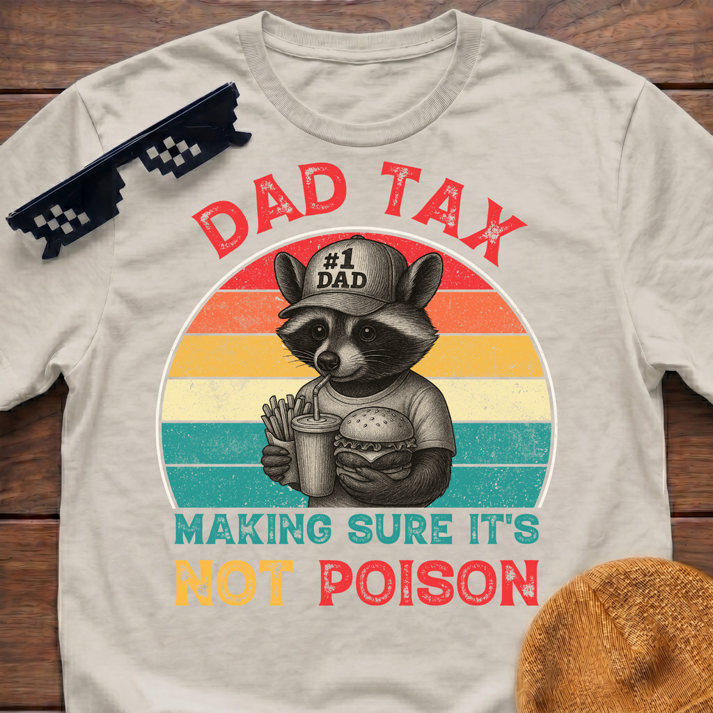 Racoon Dad Tax Making Sure It's Not Poison T-Shirt