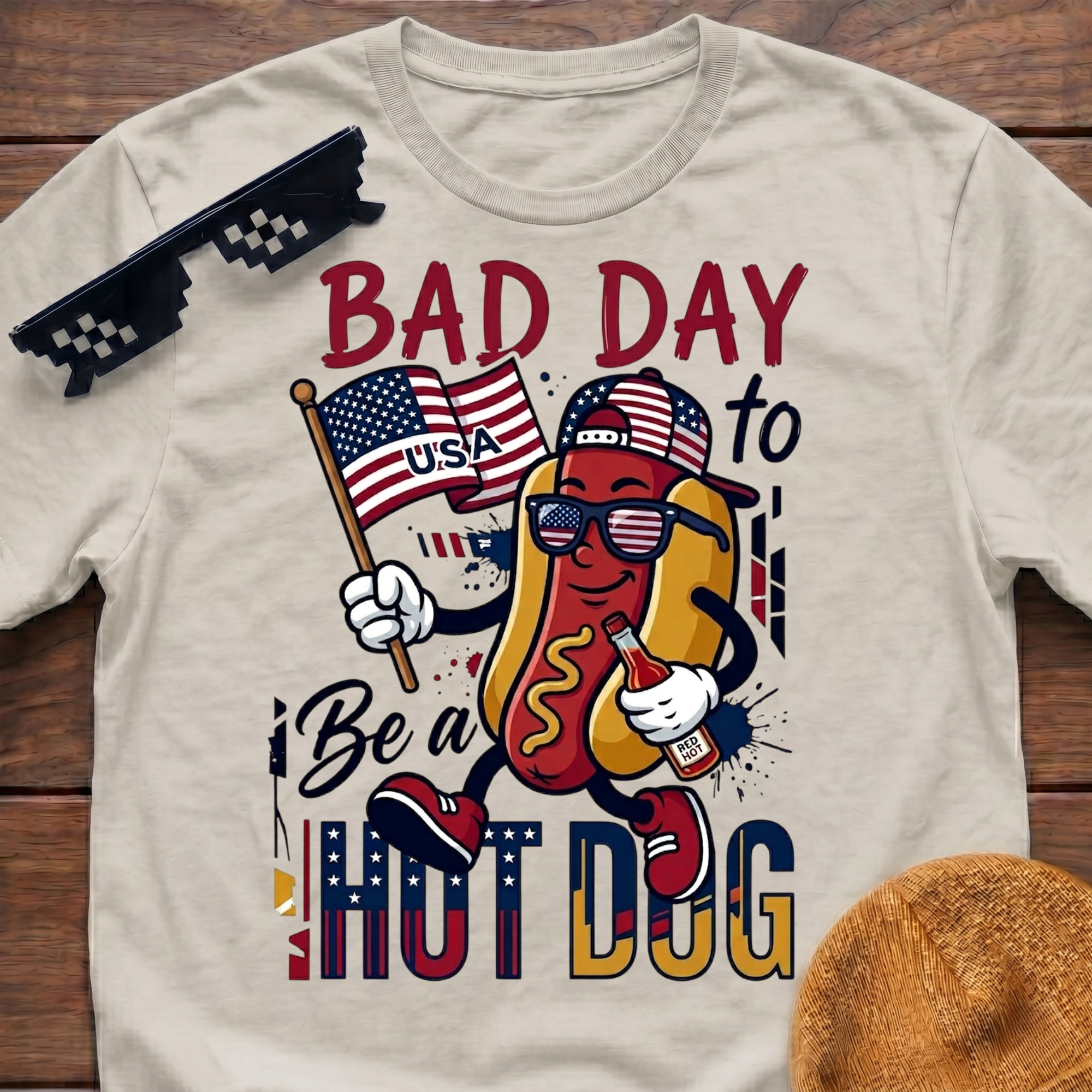 Bad Day To Be A Hot Dog T-Shirt