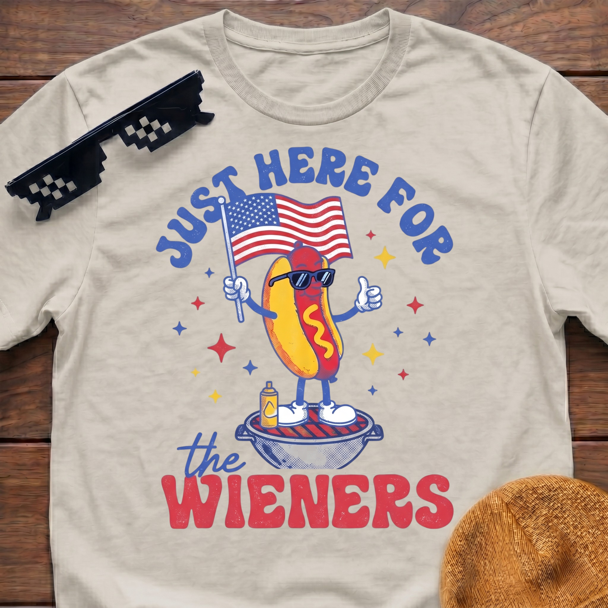 Just Here For The Wieners T-Shirt