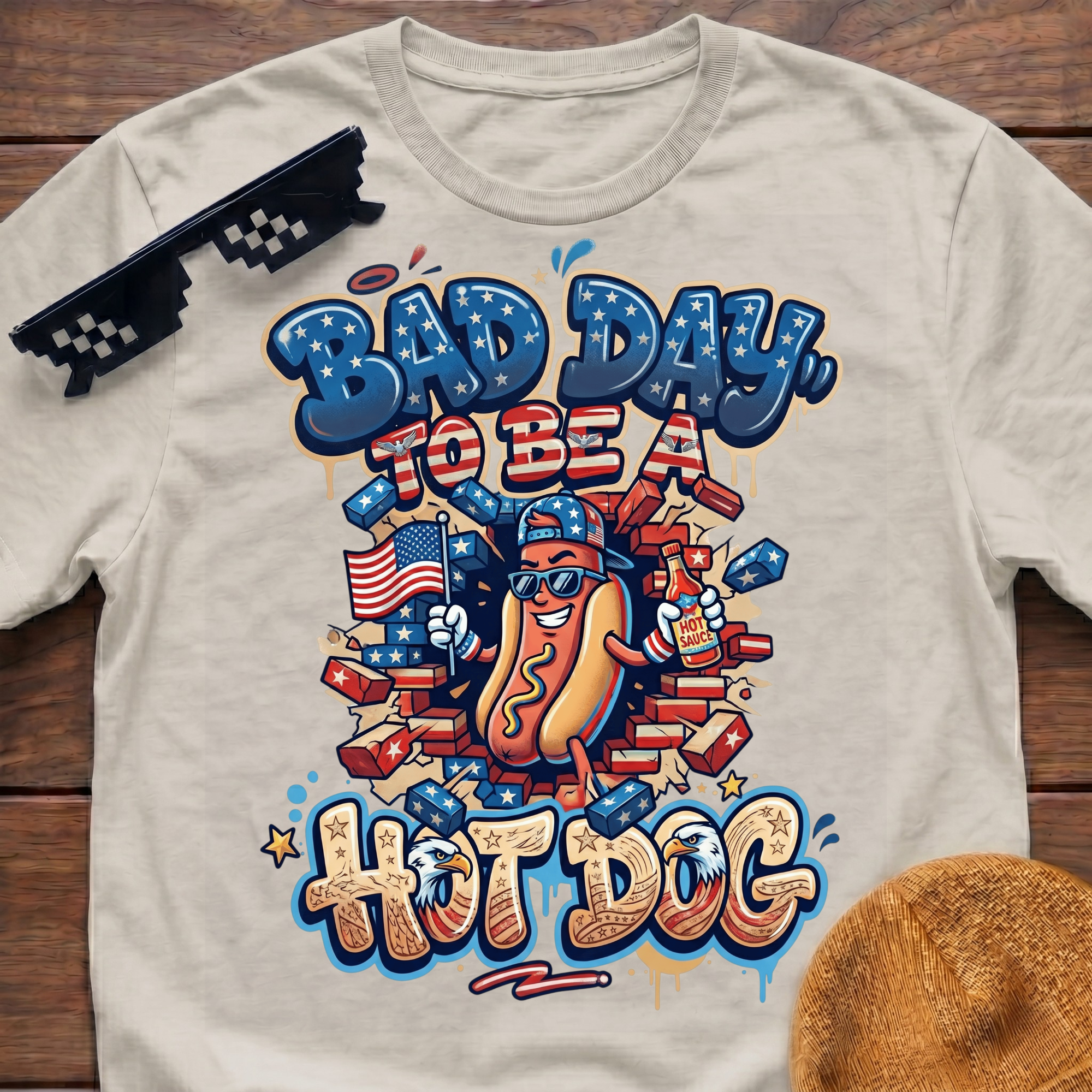 Bad Day To Be A Hot Dog T-Shirt