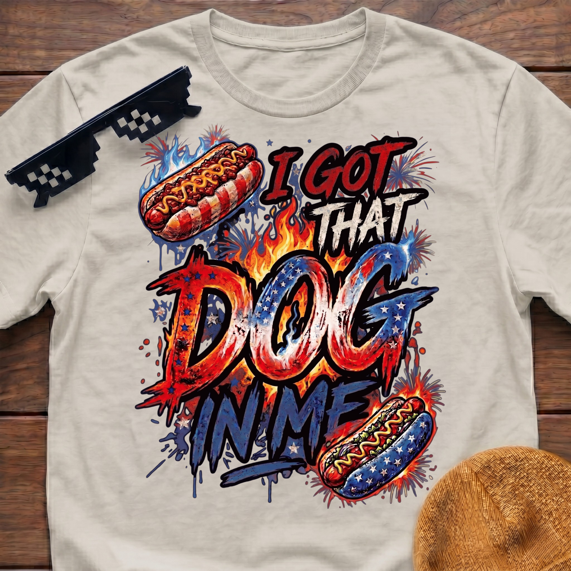 I Got That Dog In Me Funny Hot Dog T-Shirt