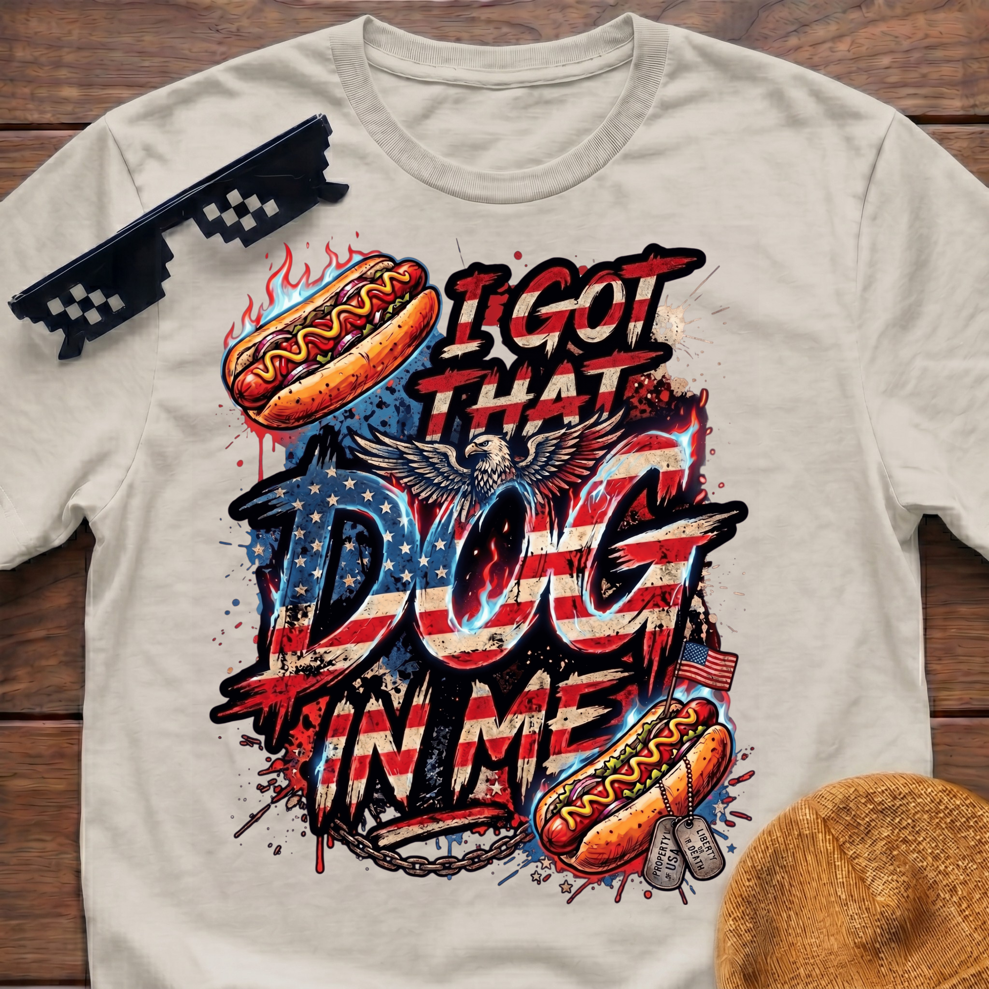 I Got That Dog In Me Funny Hot Dog T-Shirt