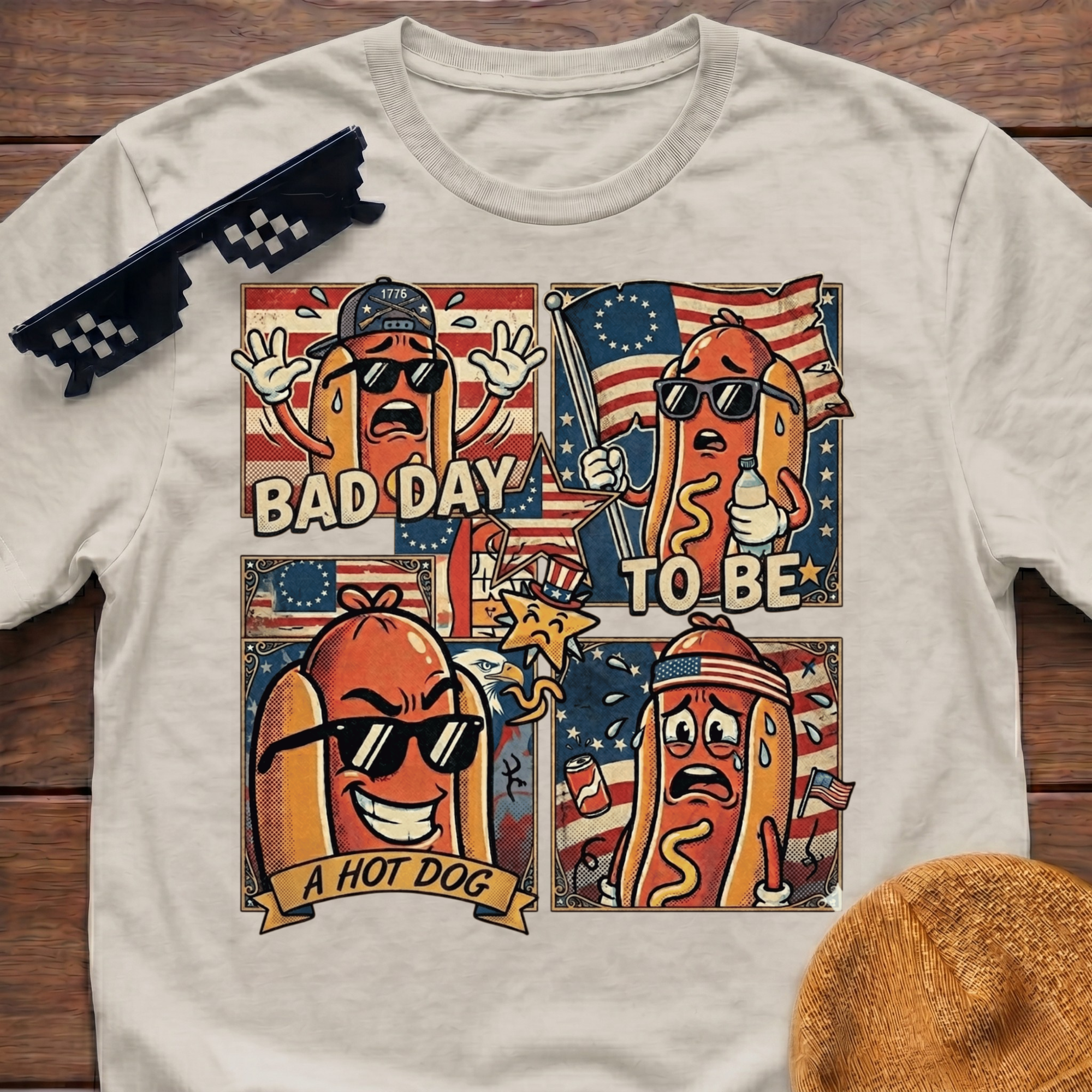 Bad Day To Be A Hot Dog T-Shirt