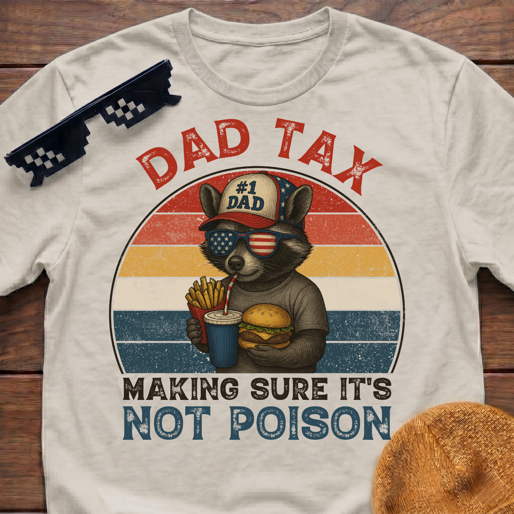 Racoon Dad Tax Making Sure It's Not Poison T-Shirt