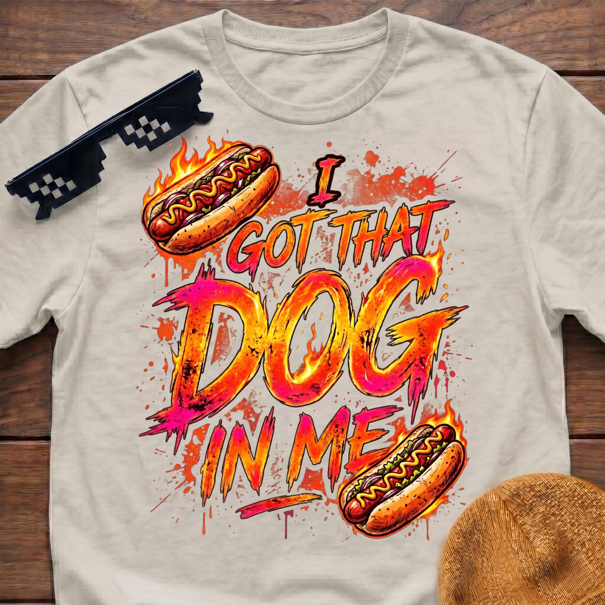 I Got That Dog In Me Funny Hot Dog T-Shirt