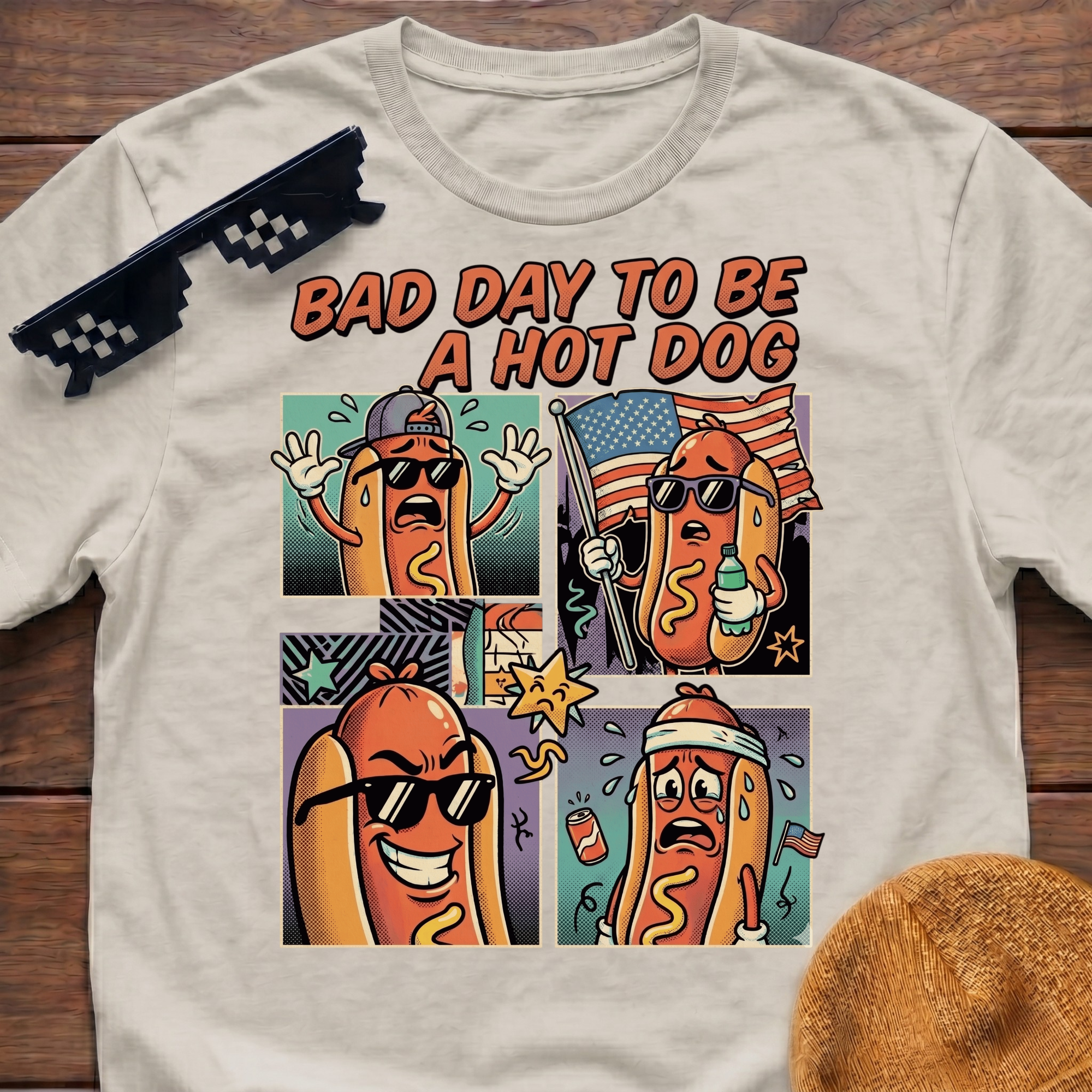 Bad Day To Be A Hot Dog T-Shirt