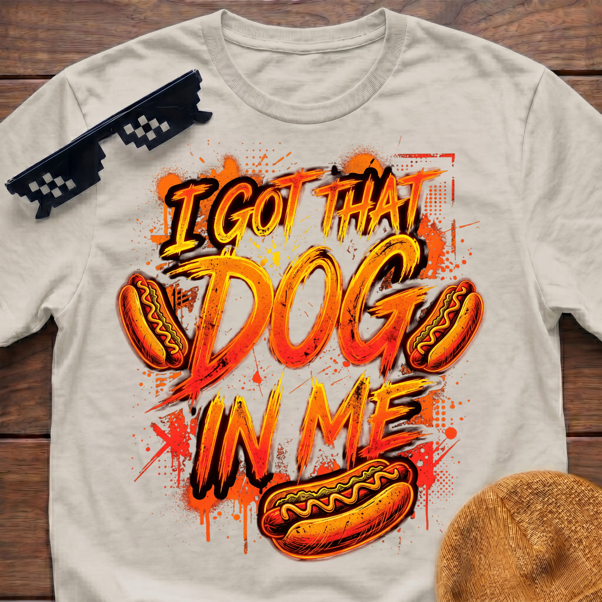 I Got That Dog In Me Funny Hot Dog T-Shirt