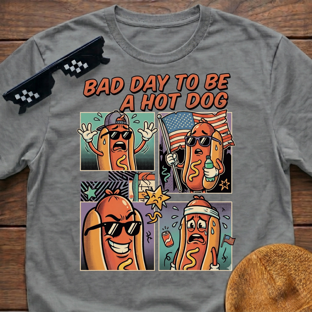 Bad Day To Be A Hot Dog T-Shirt