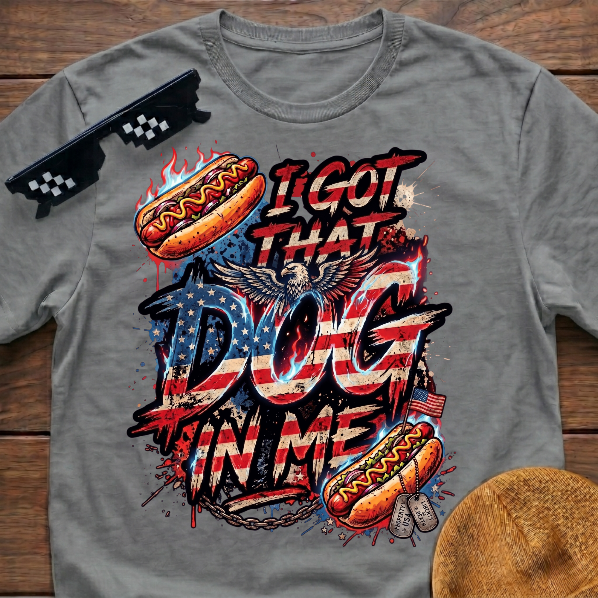 I Got That Dog In Me Funny Hot Dog T-Shirt