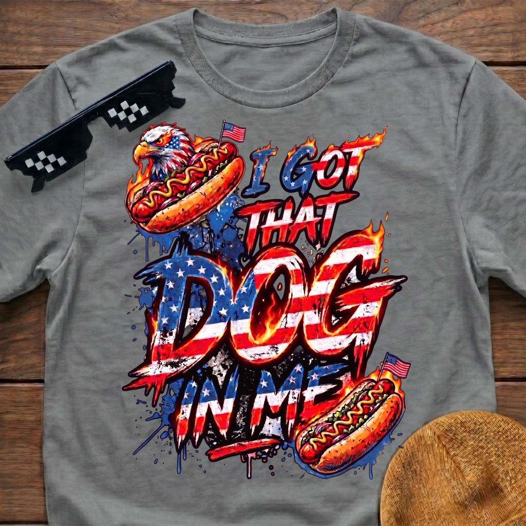 I Got That Dog In Me Funny Hot Dog T-Shirt