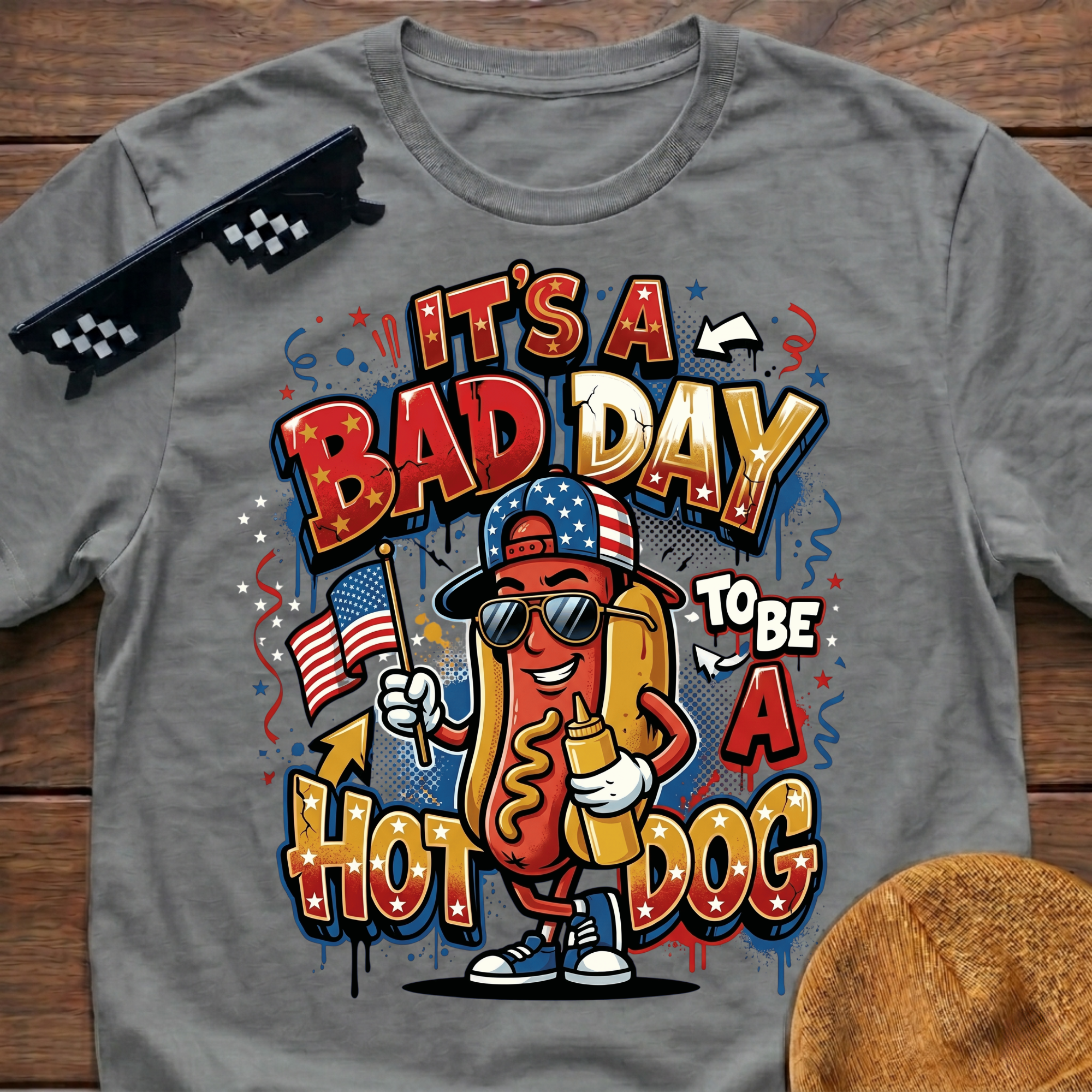 Bad Day To Be A Hot Dog T-Shirt