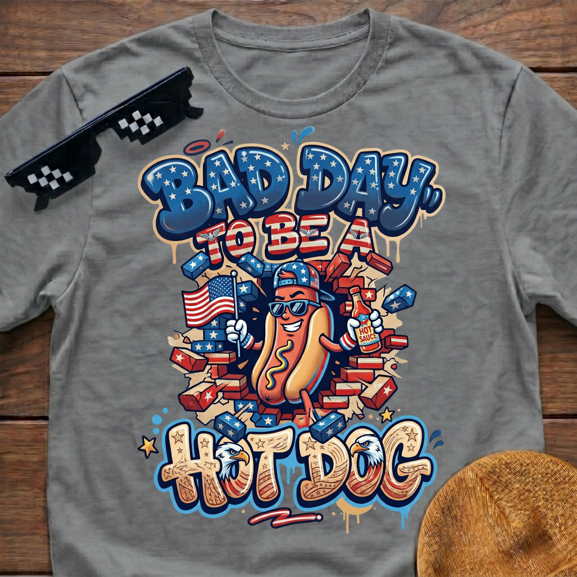 Bad Day To Be A Hot Dog T-Shirt