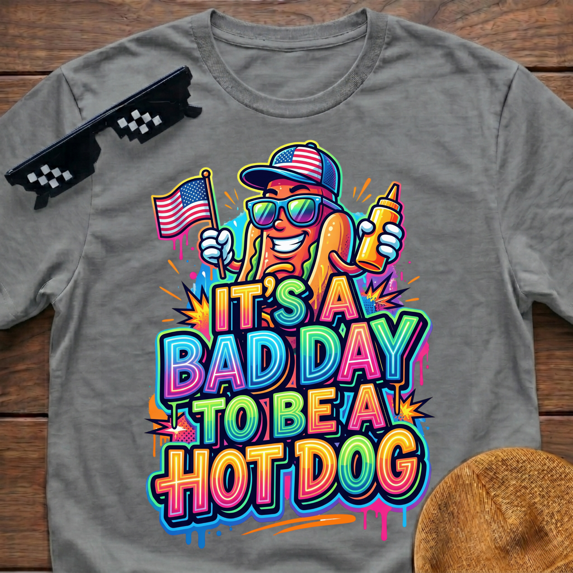 Bad Day To Be A Hot Dog T-Shirt