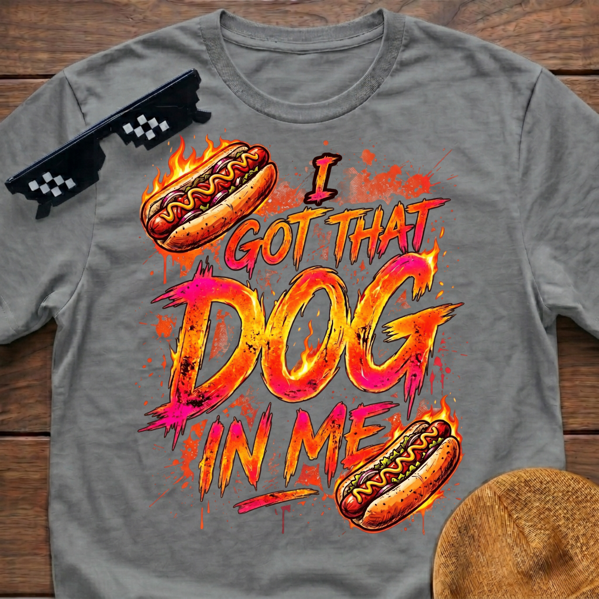 I Got That Dog In Me Funny Hot Dog T-Shirt