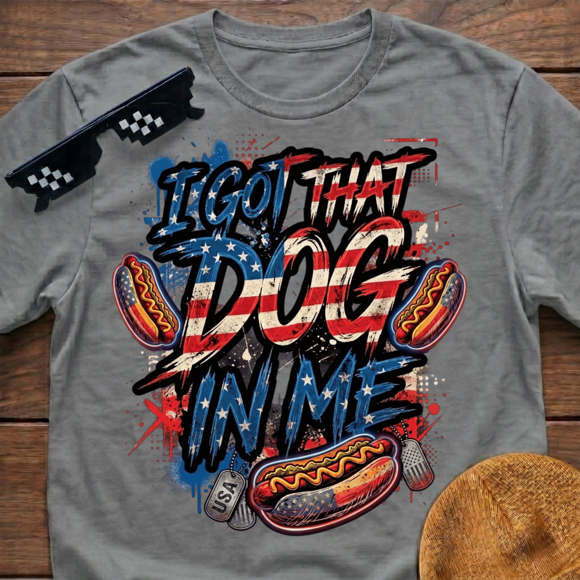 I Got That Dog In Me Funny Hot Dog T-Shirt