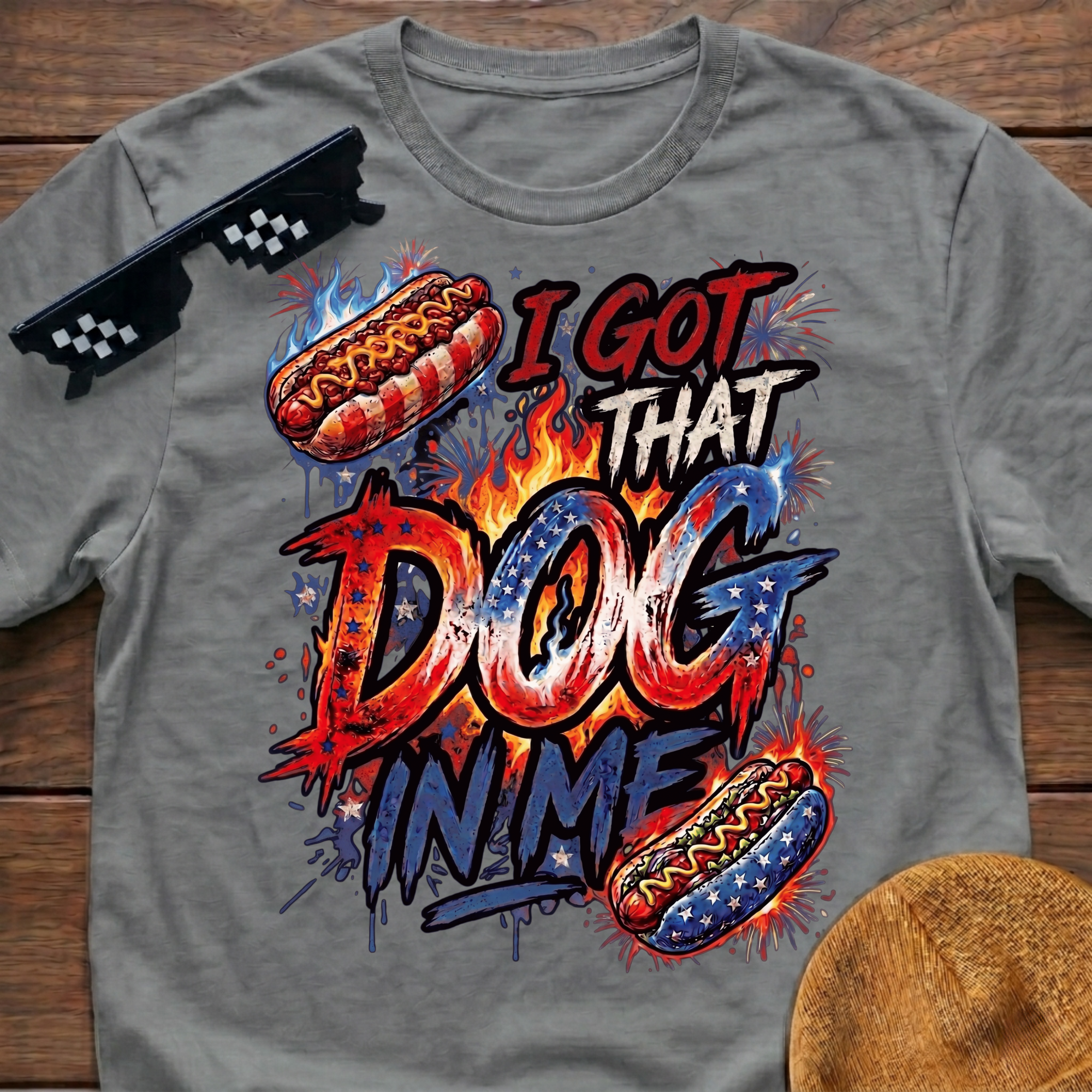 I Got That Dog In Me Funny Hot Dog T-Shirt