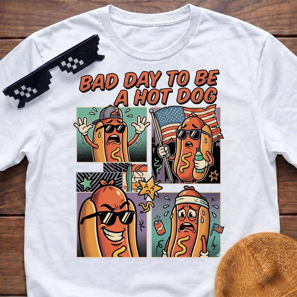 Bad Day To Be A Hot Dog T-Shirt
