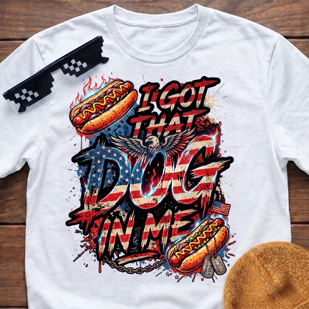 I Got That Dog In Me Funny Hot Dog T-Shirt