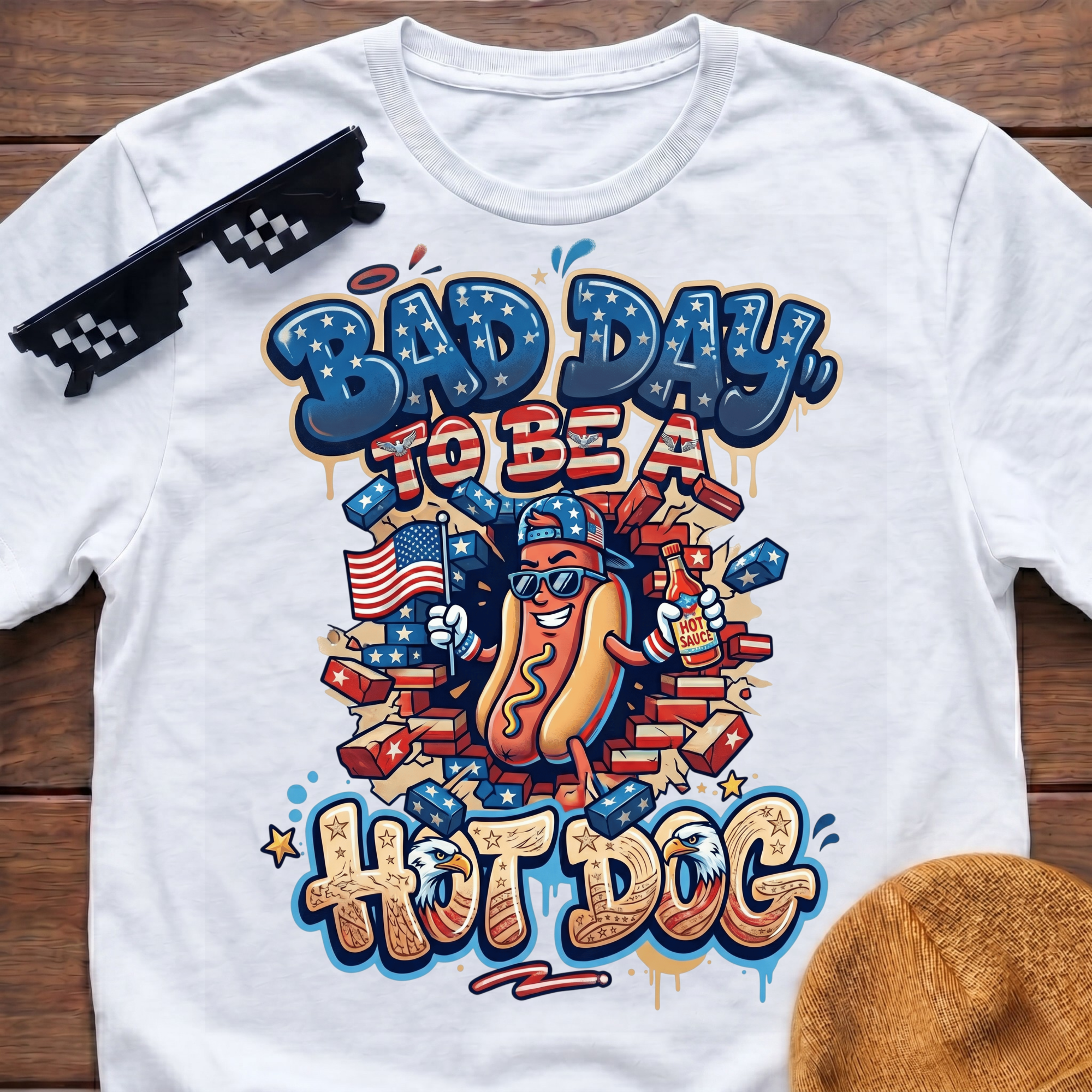 Bad Day To Be A Hot Dog T-Shirt