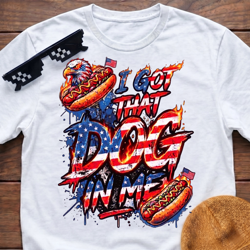 I Got That Dog In Me Funny Hot Dog T-Shirt