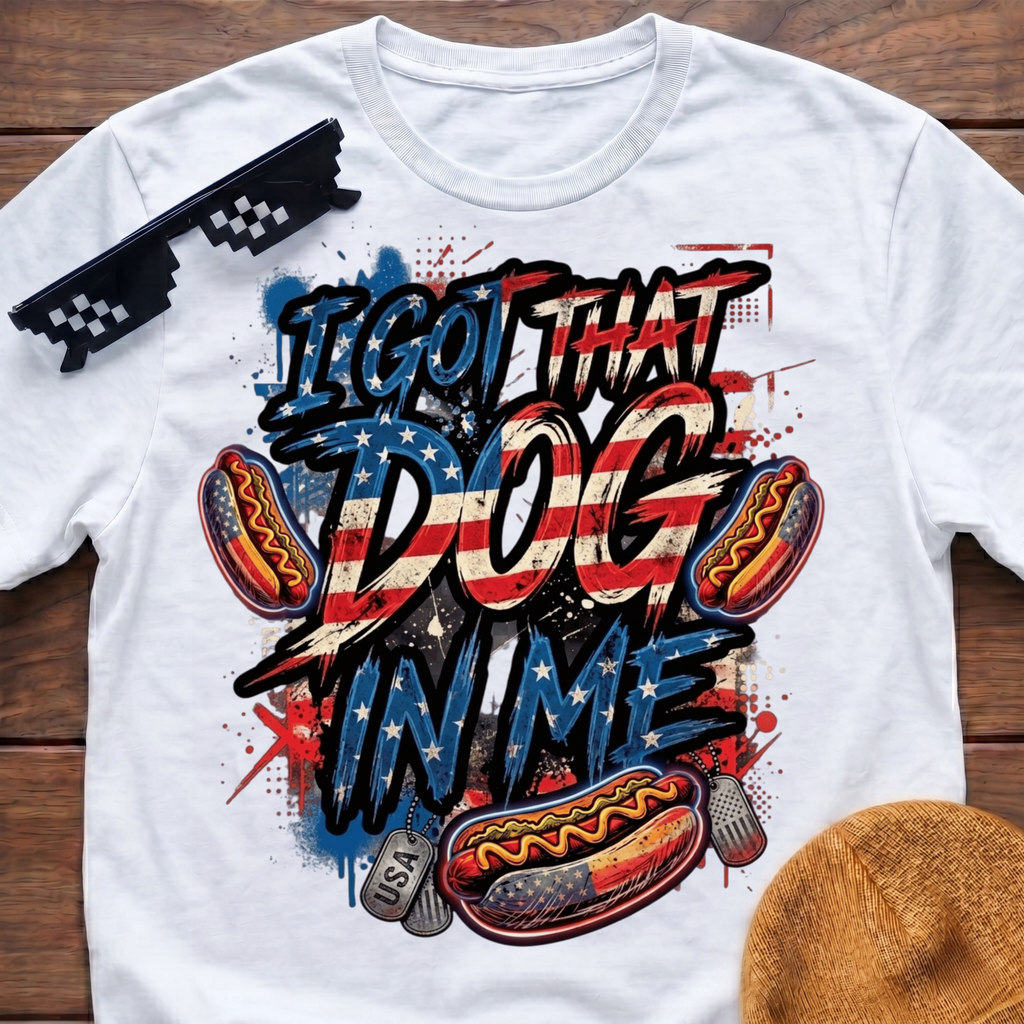 I Got That Dog In Me Funny Hot Dog T-Shirt