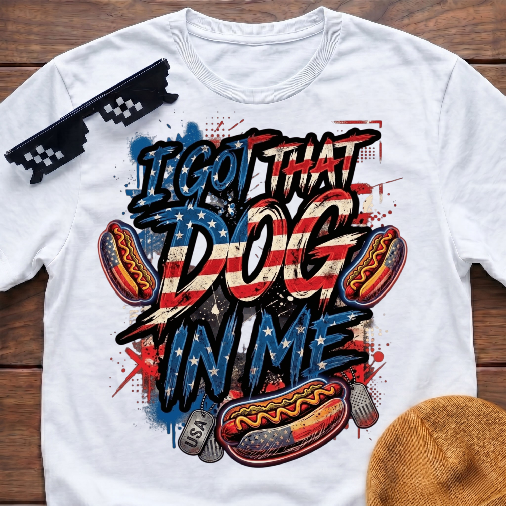 I Got That Dog In Me Funny Hot Dog T-Shirt
