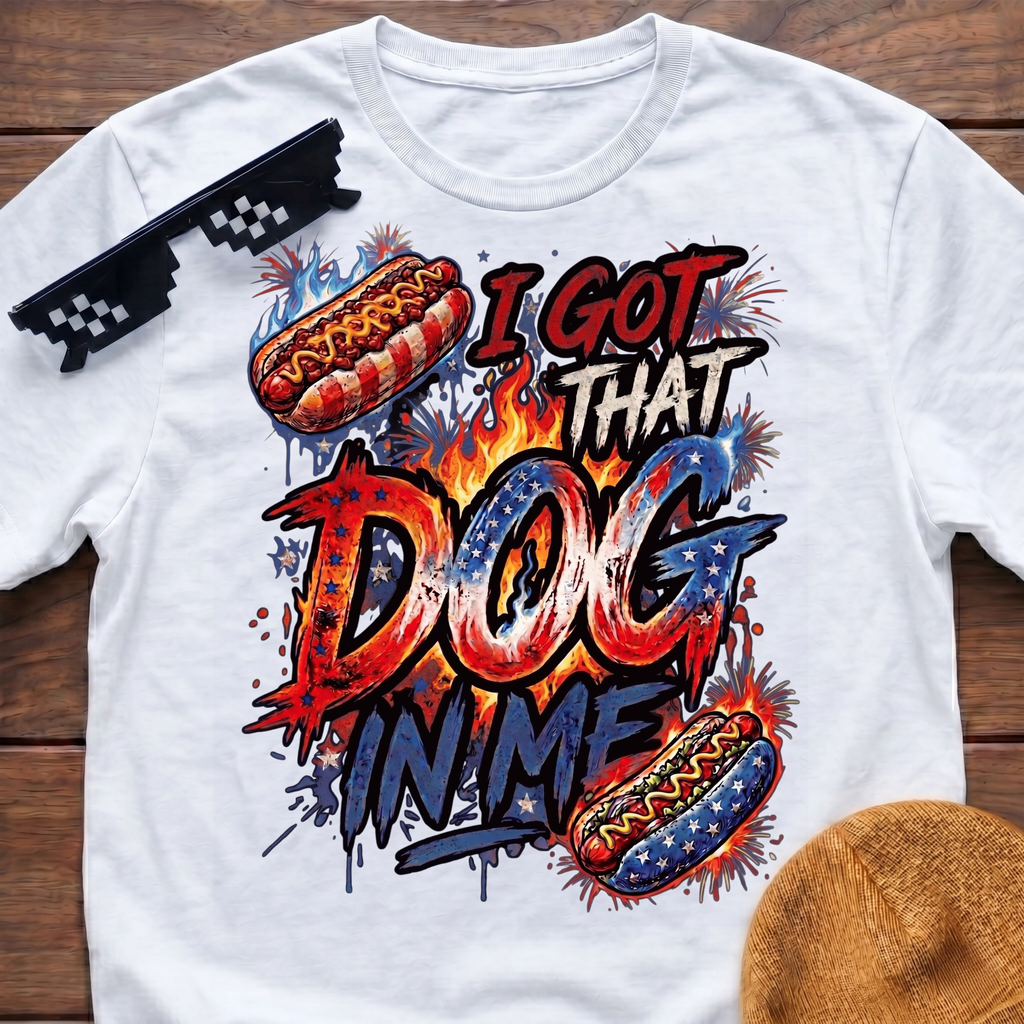 I Got That Dog In Me Funny Hot Dog T-Shirt