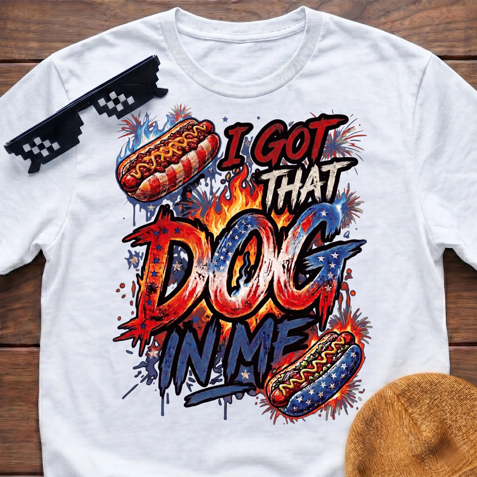 I Got That Dog In Me Funny Hot Dog T-Shirt