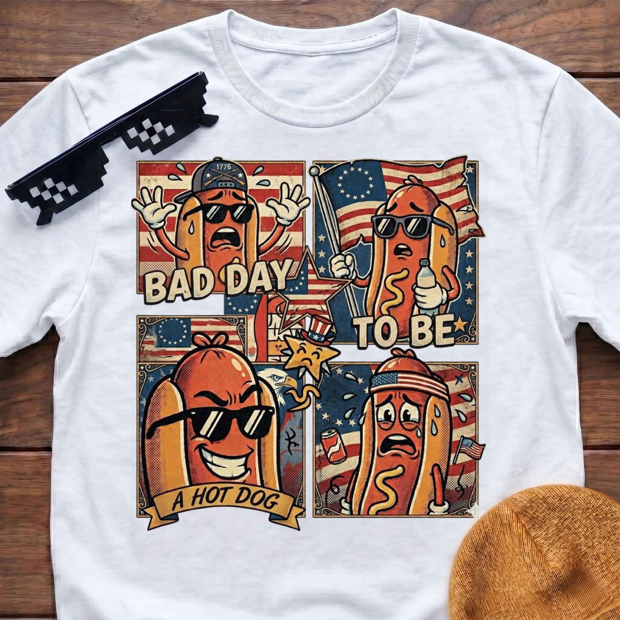 Bad Day To Be A Hot Dog T-Shirt